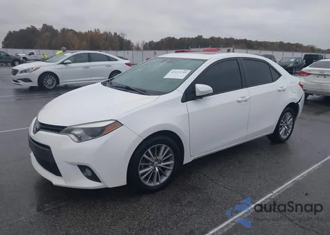 2015 Toyota Corolla Le Plus из США, поврежденный, VIN 2T1BURHE5FC288551